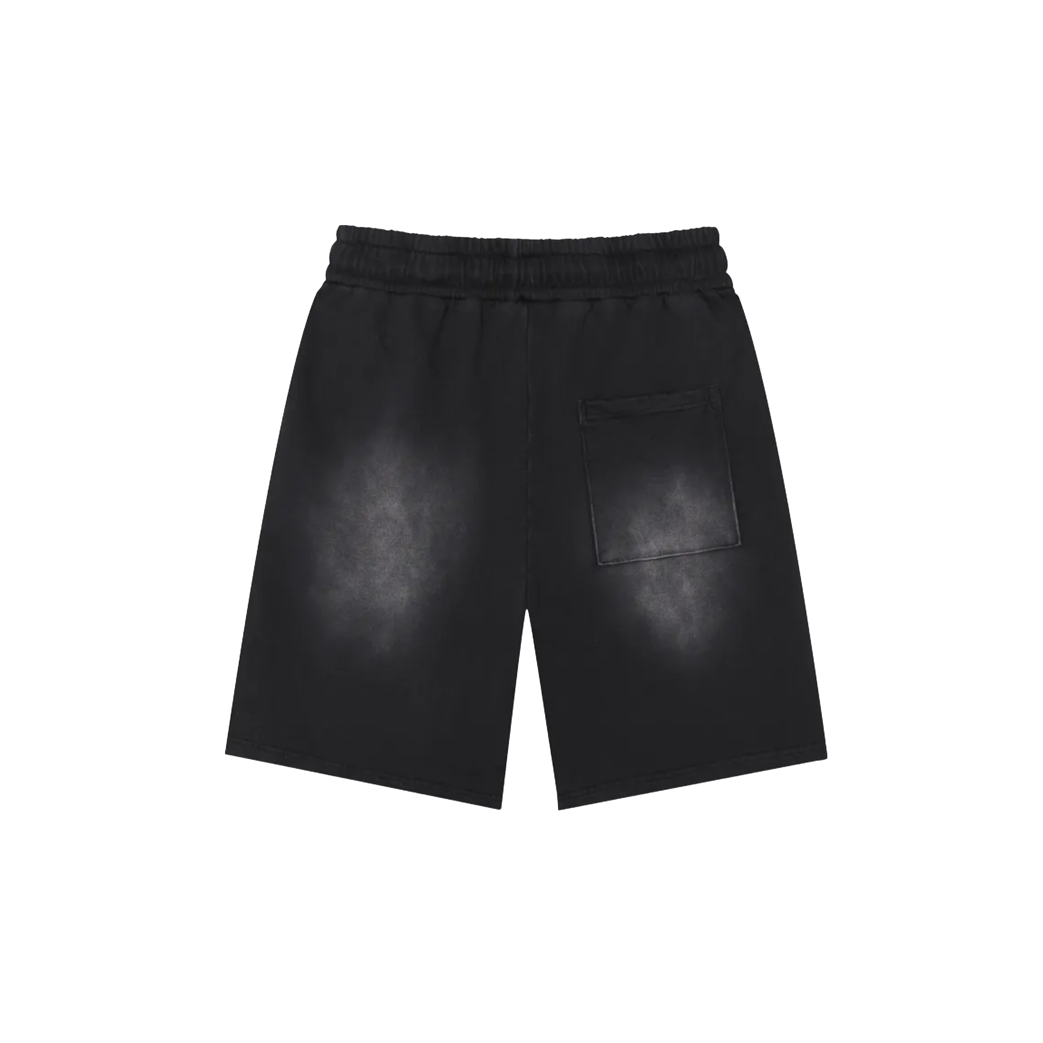 STARMOON Rectangle Patch Washed Shorts