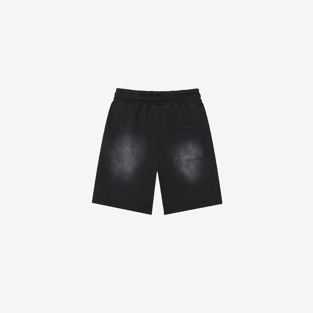 STARMOON Rectangle Patch Washed Shorts